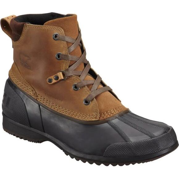 Sorel Ankeny II Boots Leather Waterproof Insulated Hiking Cushioned Tan Brown 10